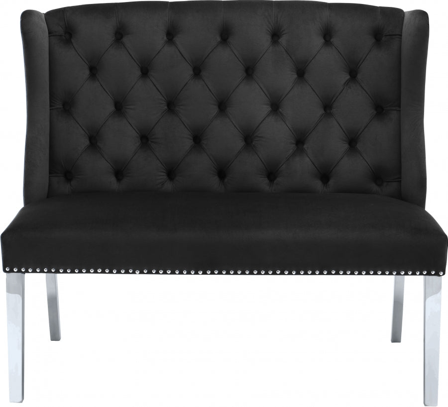 Suri Velvet Settee Bench