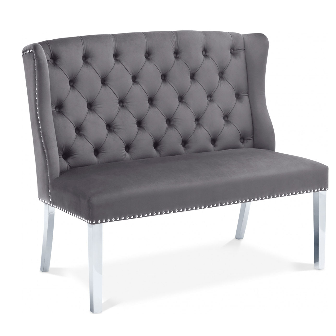 Suri Velvet Settee Bench