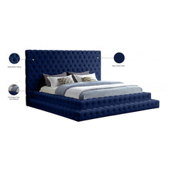 Revel Velvet Queen Bed