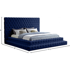 Revel Velvet Queen Bed