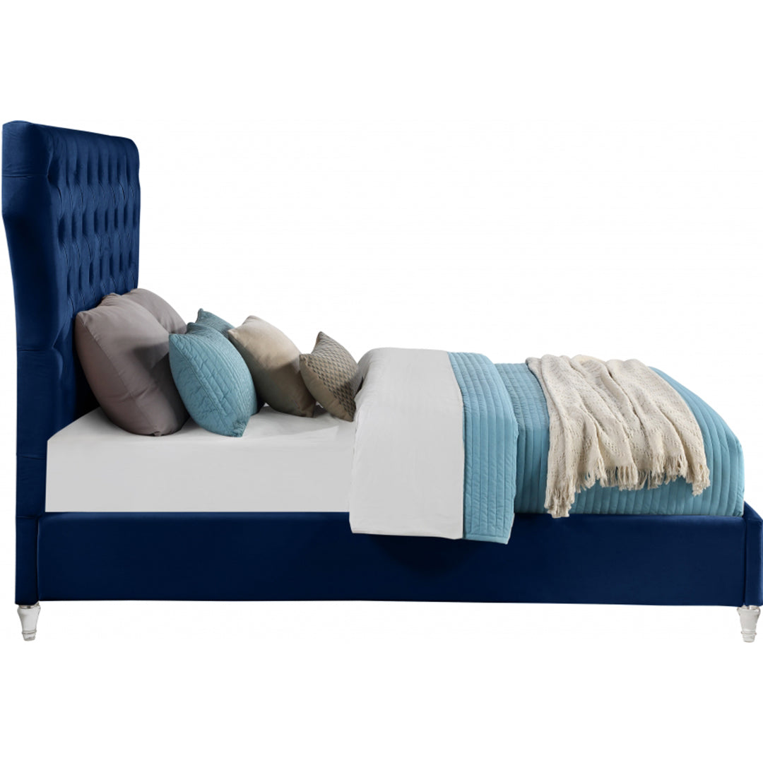 Kira Velvet King Bed