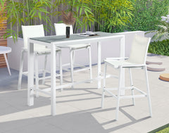 Nizuc Outdoor Patio Aluminum Bar Table