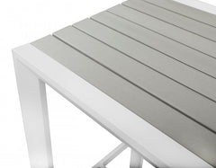 Nizuc Outdoor Patio Aluminum Bar Table