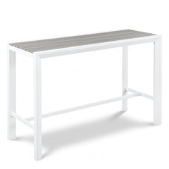 Nizuc Outdoor Patio Aluminum Bar Table