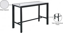 Nizuc Outdoor Patio Aluminum Bar Table