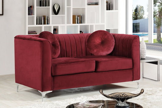 Isabelle Velvet Loveseat