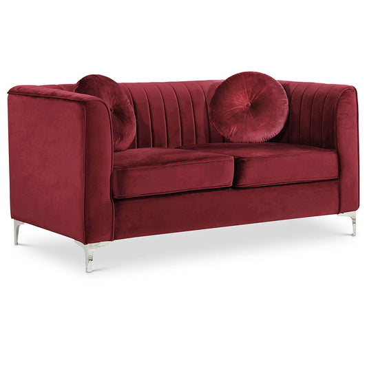 Isabelle Velvet Loveseat