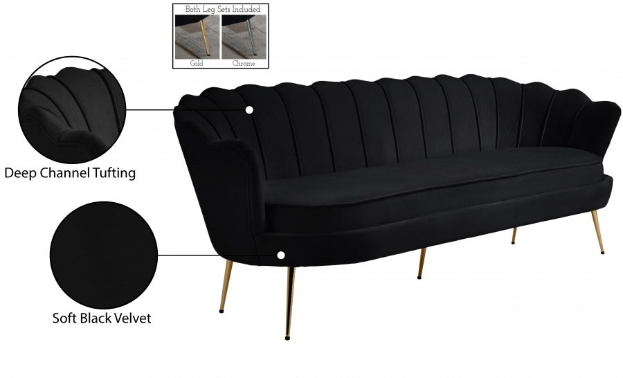 Gardenia Velvet Sofa