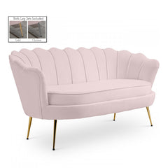 Gardenia Velvet Loveseat