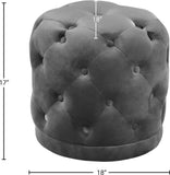 Harper Velvet Upholstered Stool