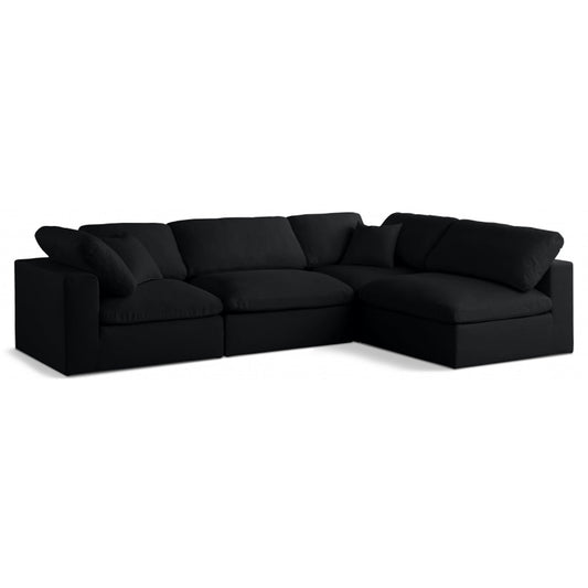 Plush Velvet Standard Comfort Modular Sectional