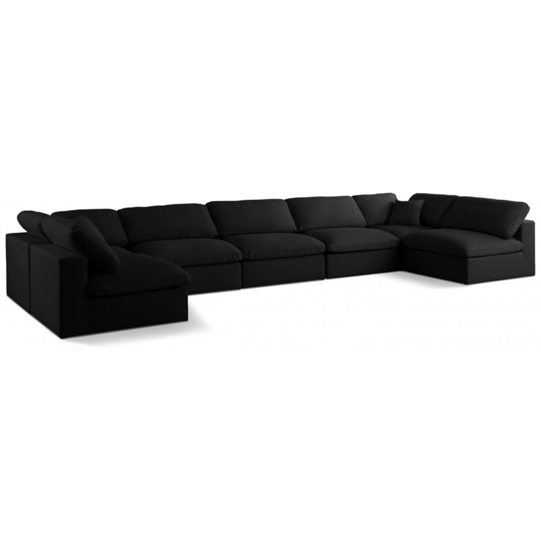 Plush Velvet Standard Comfort Modular Sectional