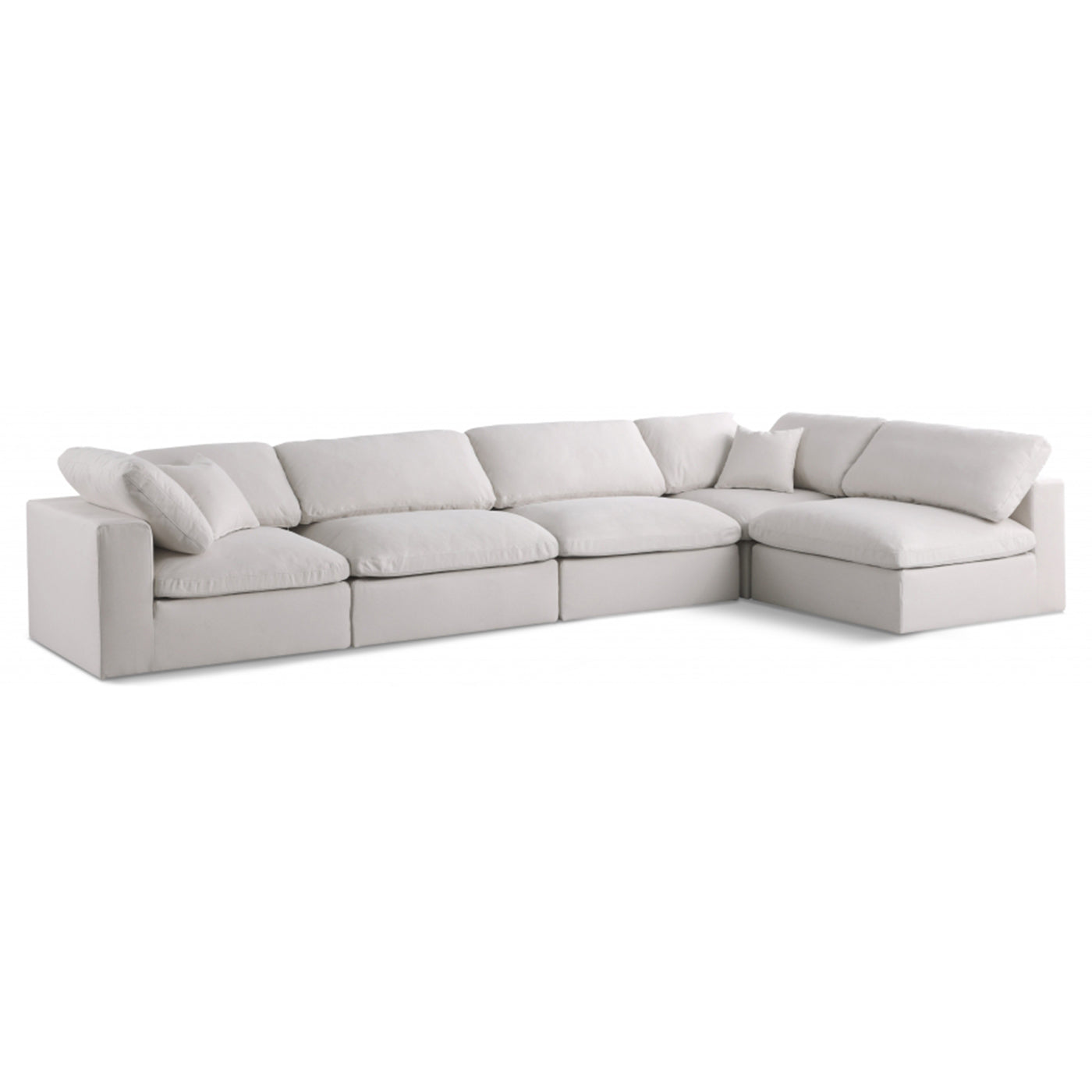 Plush Velvet Standard Comfort Modular Sectional