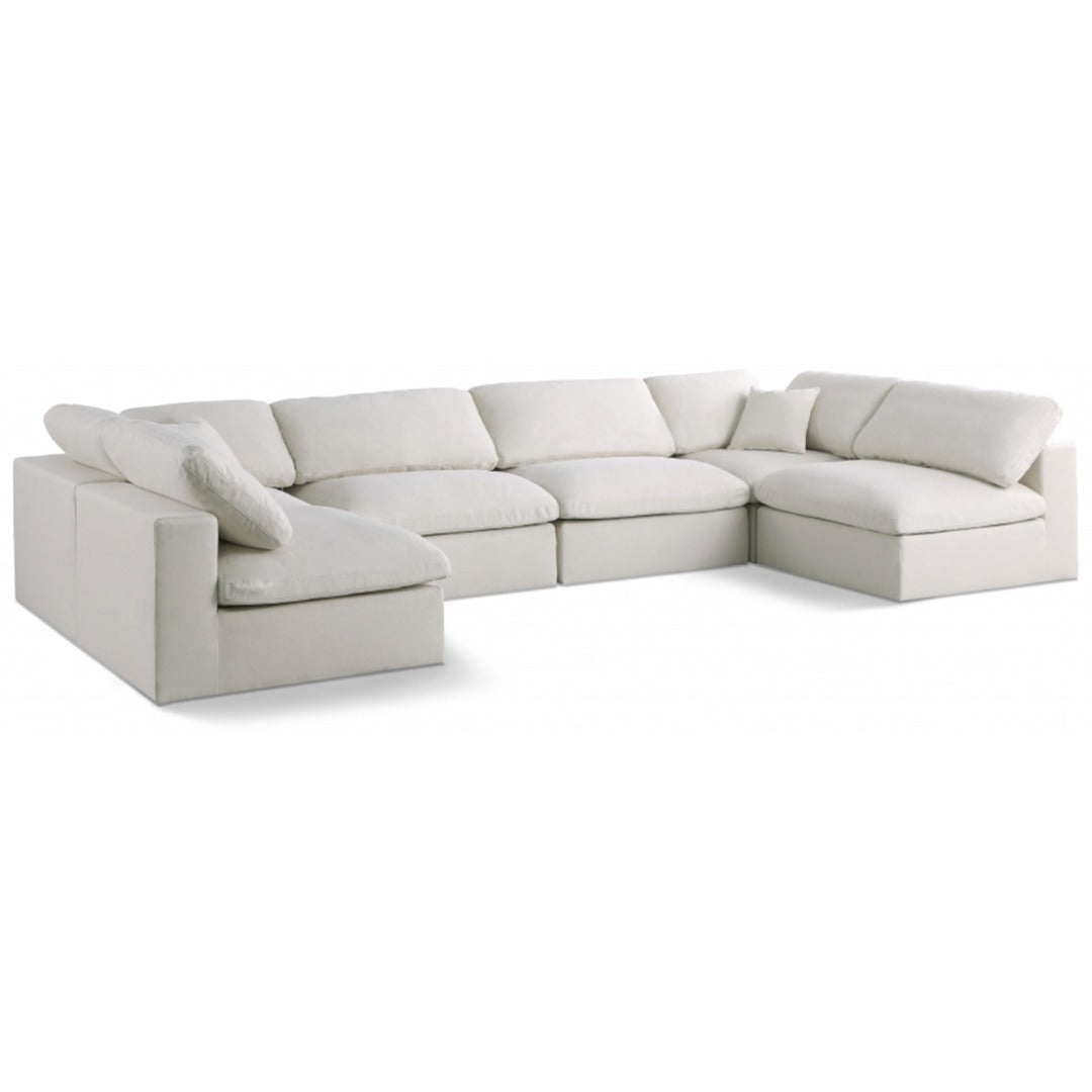 Plush Velvet Standard Comfort Modular Sectional