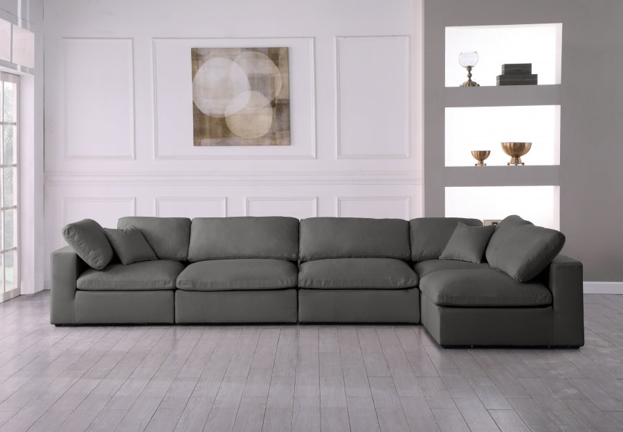 Plush Velvet Standard Comfort Modular Sectional