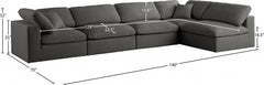 Plush Velvet Standard Comfort Modular Sectional