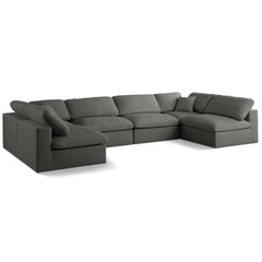 Plush Velvet Standard Comfort Modular SectionalPlush Velvet Standard Comfort Modular Sectional