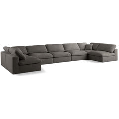 Plush Velvet Standard Comfort Modular Sectional