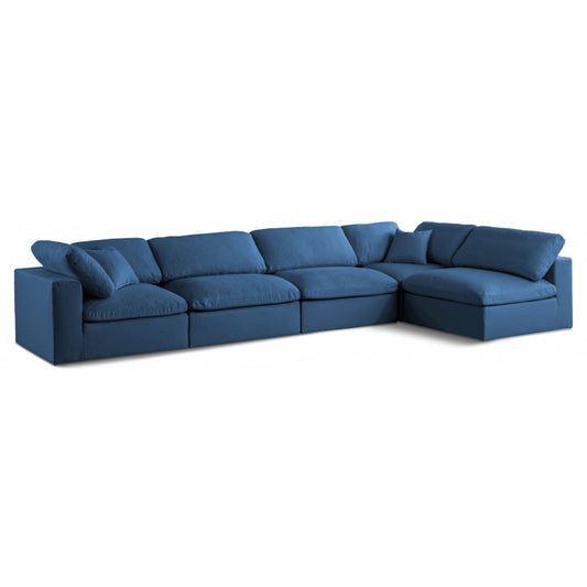 Plush Velvet Standard Comfort Modular Sectional