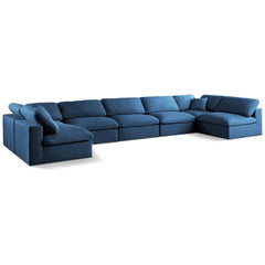 Plush Velvet Standard Comfort Modular Sectional