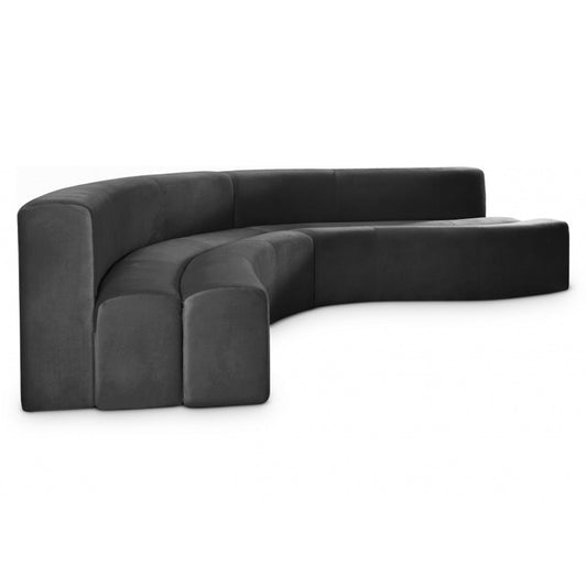 Curl Velvet 2pc. Sectional