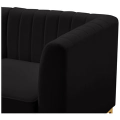 Alina Velvet Modular Corner Chair