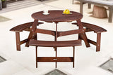 NOVIA 6 Seaters Outdoor Round Set