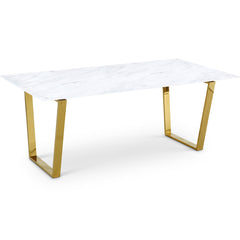 Cameron Gold Dining Table