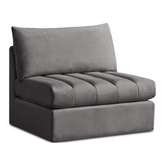 Jacob Velvet Modular Armless Chair