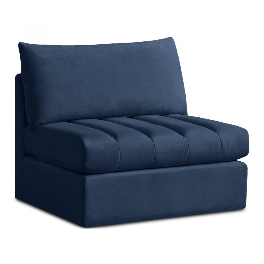 Jacob Velvet Modular Armless Chair