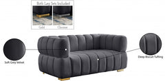 Gwen Velvet Loveseat