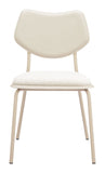 Zeal Dining Chair (Set of 4) Light Gray & Beige
