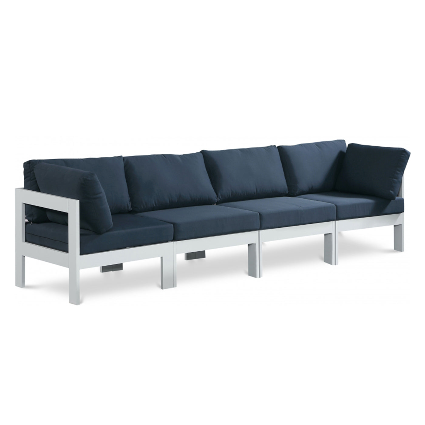 Nizuc Outdoor Patio Aluminum Modular Sofa