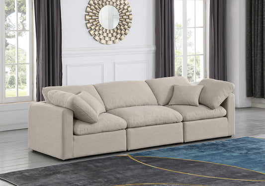 Indulge Modular Sofa - Luxurious Comfort with Textured Fabric for Stylish Living Room Relaxation
