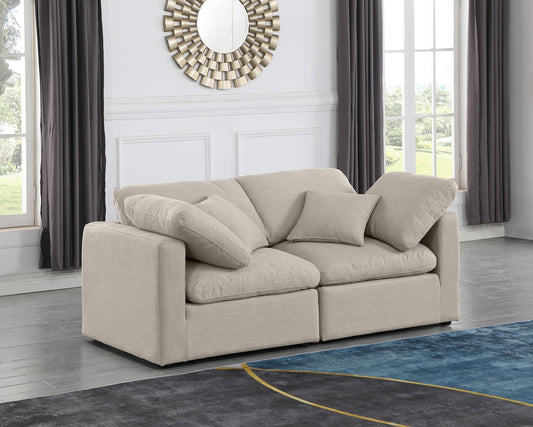 Indulge Modular Sofa - Luxurious Linen Comfort, Versatile Design for Stylish Living Spaces and Relaxation