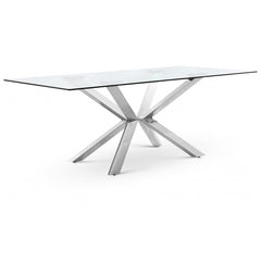 Juno Chrome Dining Table