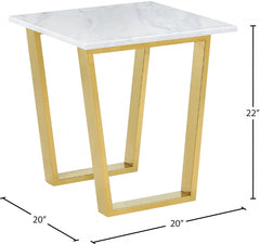 Cameron Gold End Table