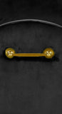 Owen Elegant Velvet Bench with Polished Gold Legs, Chic Design for Bedroom or Entryway Seating