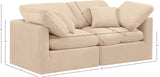 Indulge Modular Sofa - Luxurious Linen Comfort, Versatile Design for Stylish Living Spaces and Relaxation