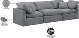Indulge Modular Sofa - Luxurious Comfort with Textured Fabric for Stylish Living Room Relaxation