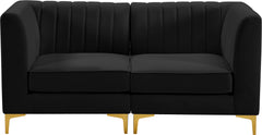 Alina Velvet Modular Sofa