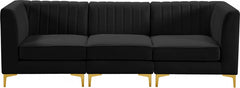 Alina Velvet Modular Sofa