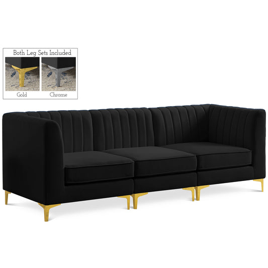 Alina Velvet Modular Sofa