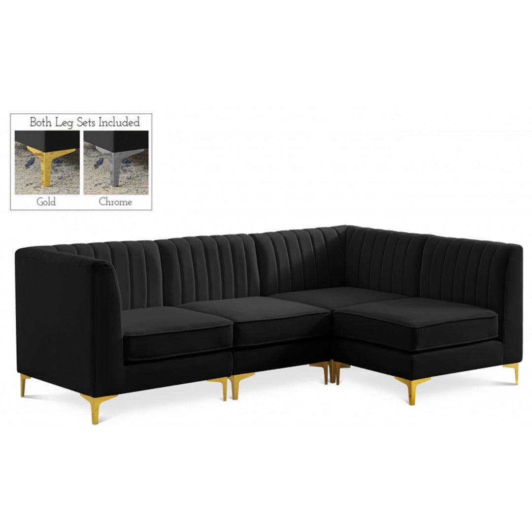 Alina Velvet Modular Sectional