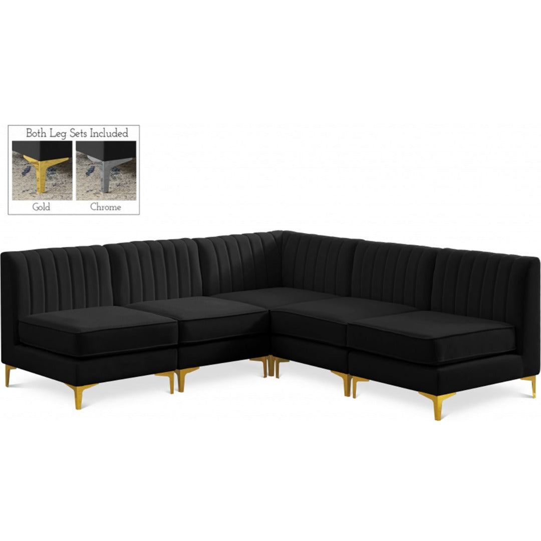 Alina Velvet Modular Sectional