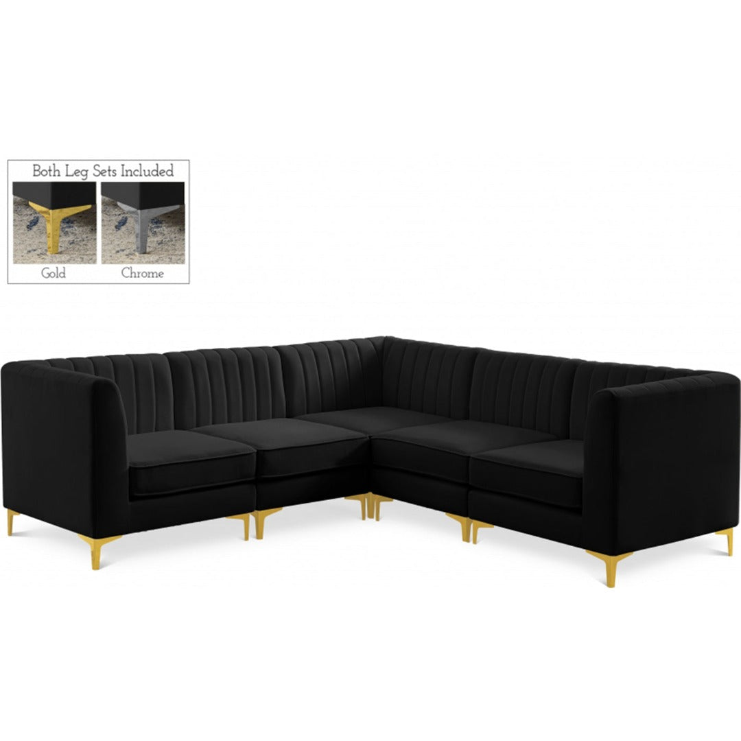 Alina Velvet Modular Sectional