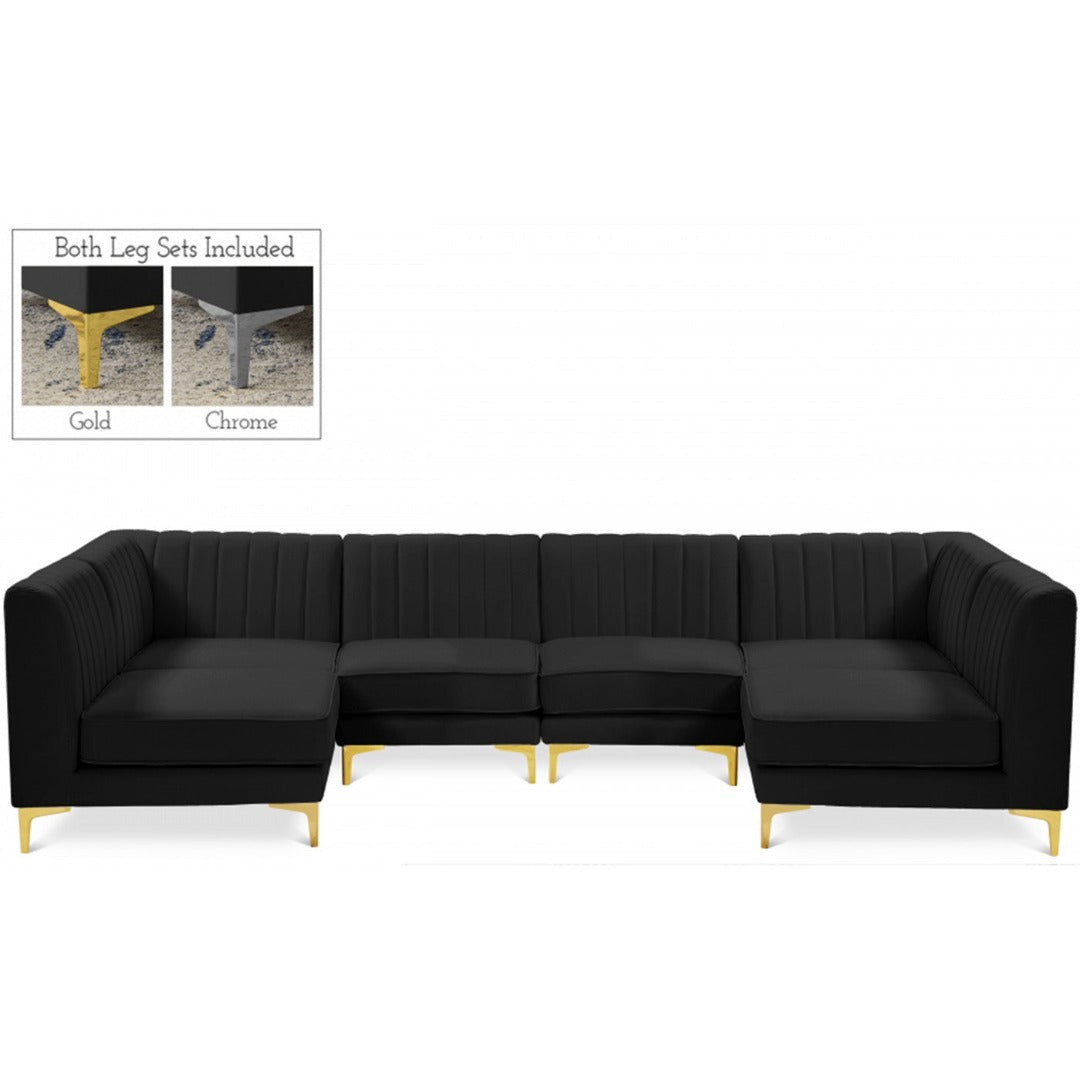 Alina Velvet Modular Sectional