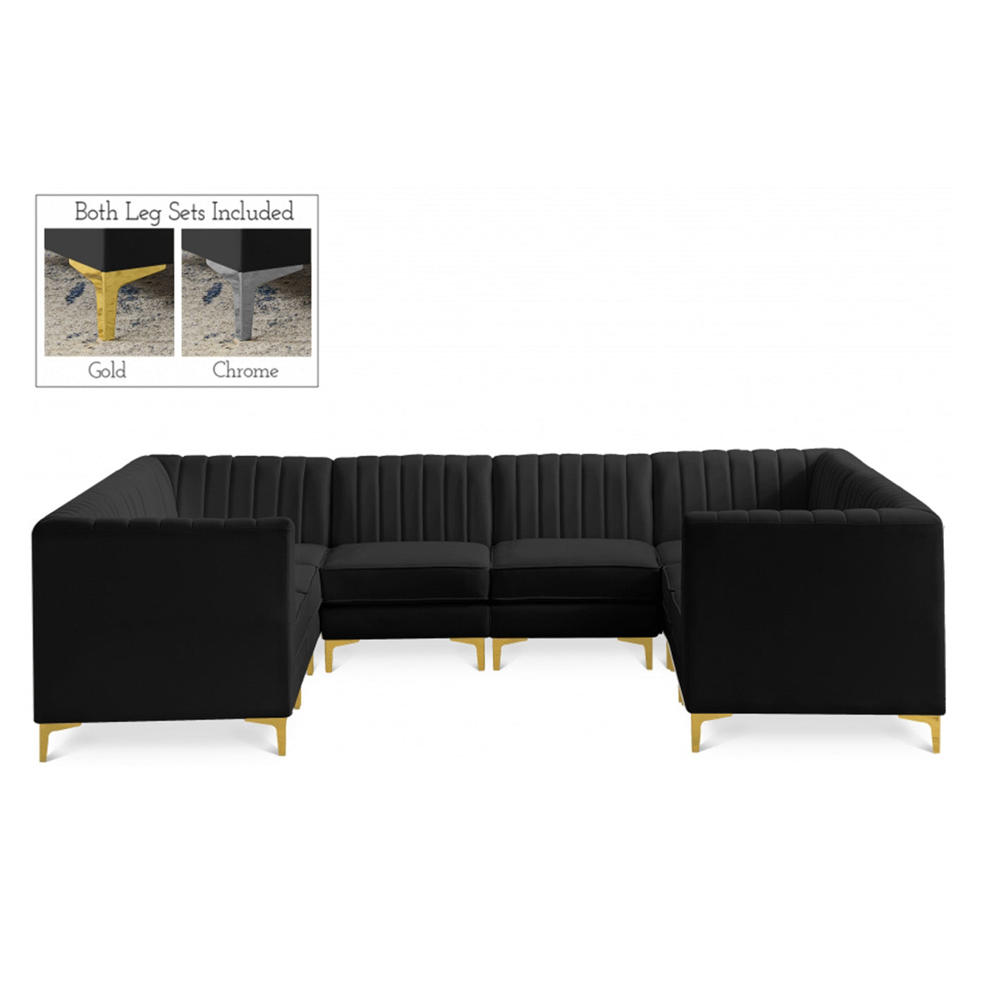 Alina Velvet Modular Sectional