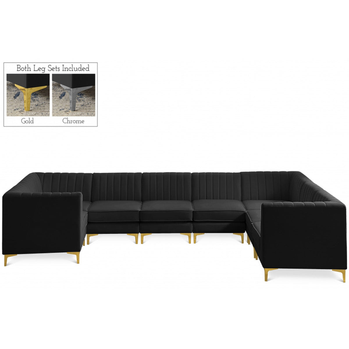 Alina Velvet Modular Sectional