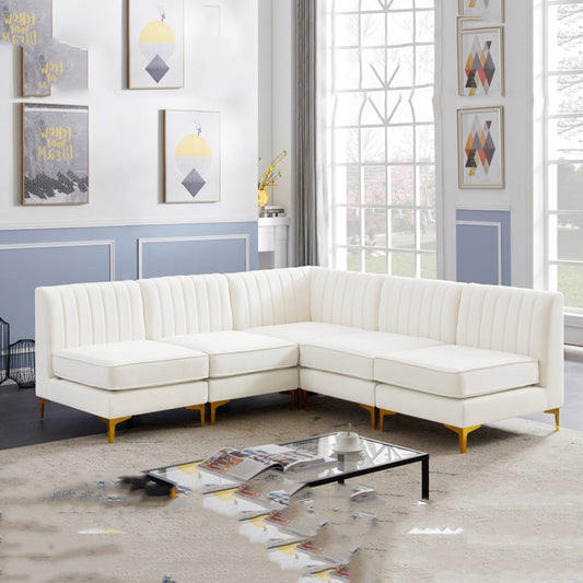 Alina Velvet Modular Sectional